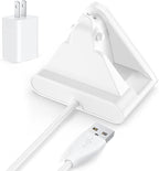 Charging Stand Dock Compatible with Ray-Ban Meta Smart Glasses - Glasses Charger for Wayfarer, Headliner, Skyler, Renewed, Oakley Meta HSTN, Portable Smart Glasses Charger Dock with Adapter (White)