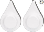 THIRDREALITY Zigbee Water Leak Sensor with Dripping Detection 2 Pack, 120 dB Alarm, App Notifications Enabled When Work with Home Assistant and Compatible Zigbee HUB, Batteries Included