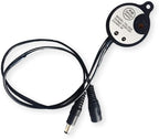 DC 6V 12V-24V 5A PIR Motion Activated Body Sensor Switch with DC Cable for LED Strip Light ((Roundness(with Light Sensor), Black)