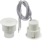 BNYZWOT Recessed Door Contacts NC Security Alarm Window Sensors With Magnetic Reed Switch. 3⁄4 Inch Door Contact Position Switches DCS Work with All Access Control and Burglar Alarm Systems White 5pcs