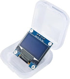 Hosyond 5 Pcs 0.96 Inch OLED I2C IIC Display Module 12864 128x64 Pixel SSD1306 Mini Self-Luminous OLED Screen Board Compatible with Arduino Raspberry Pi (White)