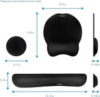 VAGAU Premium Keyboard Wrist Rest and Mouse Pad Wrist Support, Ergonomic Memory Foam Set for Office, Laptop, Mac, Computer and Gaming, Comfortable Typing &Wrist Pain Relief