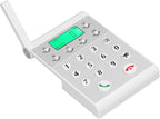 Eujgoov 1000m Distance Wireless Intercom Phone Hands Intercom System Intelligent Networking for Home, Business Office, Classroom, Telephone Audio (White)