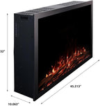 Modern Ember Highmark Traditional 44 Inch Built-in Smart Electric Fireplace Insert | Alexa/WiFi Enabled - Remote Included | Electric Firebox Heater with Multi-Color Flames | 1500W