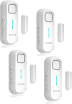 Daytech Freezer Door Alarm with Adjustable 0 to 120dB Volume, 4 Sets White