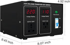 Step UP/Down Transformer 220v to 110v, 2000W 110 to 220 Voltage Converter 120v to 240V Heavy Duty Power Transformer