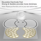 OSITO Wireless TENS Unit Muscle Stimulator EMS Rechargeable Smart Pain Relief Device Portable Mini Massager Neck Back Stretcher Electromagnetic Therapy, Replacement Pads Available