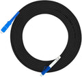 Jeirdus 200M LC to SC Outdoor Armored Simplex 9/125 SM Fiber Optic Cable Jumper Optical Patch Cord Singlemode 200Meters 656ft LC-SC