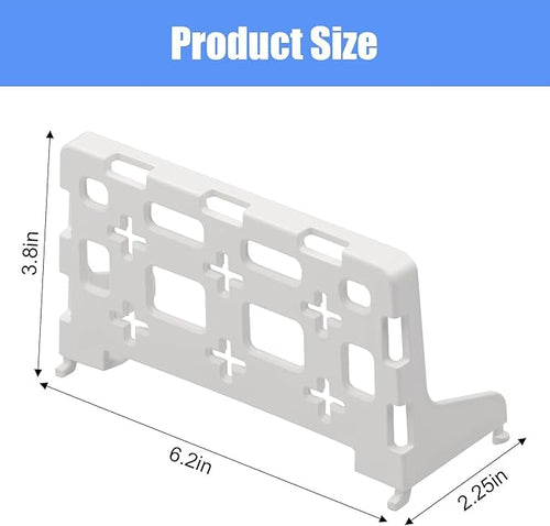 49605-aub Structured Media Panel Accessories Enclosure Universal Shelf Mounting Bracket for Leviton Media Panel -That Supports 20lbs of Weight - White