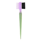 Style Factor EDGE BOOSTER® Hammer Brush Rat Tail– Double-Sided Edge Control Brush & Comb with Boar Bristles – For Edges, Slick Backs, Baby Hair Styling, and Taming Flyaways