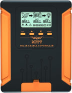 iSunergy 80A 180V MPPT Solar Charge Controller 12V/24V/36V/48V Auto, Heat-Dissipating Metal Housing, Dual Fans, and LCD Display, for LiFePO4, Gel, Lithium, SLD, FLD, and Ternary Battery