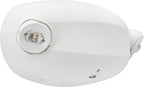 Lithonia Lighting Quantum Emergency Light, Contemporary Commercial LED Emergency Lights with 2 Aimable Lamp Heads, Ceiling or Wall Mount, White Thermoplastic, UVOLT (ELM2L UVOLT LTP M12)