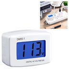 Voltage Test Monitor, 3PCS Digital Volt Meter Voltage Tester Gauge Meter Measuring Panel DM55-1 AC 80-300V LCD Display for Home