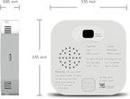 RV Carbon Monoxide Detector & Propane/Natural Gas Detectors, 10-Year Lifespan, 3-in-1 Gas Alarm for Camper, Home, Voice Alert with LCD Display, USB-C & 12V DC Powered, Compact Design