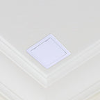 Suteck Plastic Access Panel for Drywall Ceiling 6 x 6 Inch Reinforced Plumbing Wall Access Doors Removable Hinged White