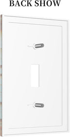 Bvtewkhz Dogs Funny Puppy Pets Vintage 1 Gang Single Toggle Decorative Outlet Covers Light Switch Plate Electrical Receptacle Switchplate For Bathroom Kitchen Bedroom