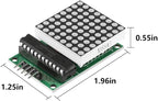 ACEIRMC 4pcs MAX7219 Dot Matrix Display Module Single-Chip Control LED Module DIY Kit for Arduino with 5pin Line