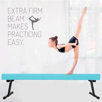 Adjustable&Foldable Gymnastics Balance Beam,6FT/8ft High-Low Level Floor Gymnastic Beam,No Tool Require, Gym Equipment for for Kids Children Girls Home Training
