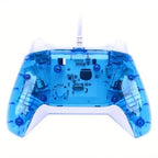 Seven Fairies Wired USB Game Controller for Windows PC, Android, Nintendo Switch & Steam Deck, Hall Effect Joysticks, Turbo, Dual Vibration, Plug and Play Gaming Gamepad with Ergonomic Design