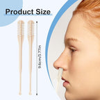 ROWPOZ 2-in-1 Nasal Hair Cutter, Durable Double Sided Trimmer Mini Nose Trimmer, Lightweight Nose Grooming Tool for Travel (A-12Pcs)