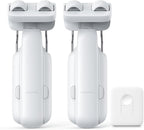 2025 Automatic Curtain Opener 3 Rod with Remote, Bluetooth Remote Control Smart Curtain, WiFi & App Control, Add Hub to Compatible with Alexa, Google Home, HomeKit