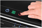 Fellowes Laminator Venus 2 125, Rapid 30-60 Second Warm-up Laminating Machine, with Laminating Pouches Kit (5734801), Black, Silver, 5.1" x 21.3" x 8.2"