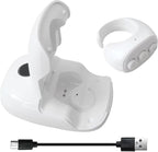 HEKUTU Social Media Scrolling Ring Remote - Hands-Free Controller for T-ikT-ok Yout-ube IG - White