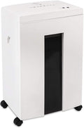 WOLVERINE 10-Sheet Super Micro Cut High Security Level P-5 Heavy Duty Paper/CD/Card Ultra Quiet Shredder for Home Office by 60 Mins Running Time and 6 Gallons Pullout Waste Bin SD9112(White ETL)