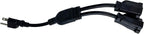 in-Wall Cable Management Kit for TV and Soundbar, Cord Concealer and Power Kit, Powers Devices and Hides All Cables, Comes with Circle Saw Drilling Attachment and Drywall Hand Saw