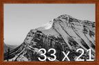 Frame It Easy 33 x 21 Russet Wood Frame (Derby)