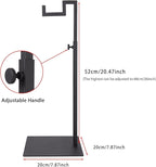 Polmart Countertop Adjustable Display Stand Stand for Handbags, Wreaths, Hats, Scarves, Jewelry & Crafts，Wear-resistant, quiet and sturdy metal base – Black