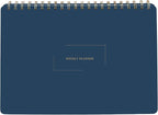Undated Weekly Planner | 8.25” x 11.75” Work To-Do Notebook | ADHD Academic Organizer | Multi-Layout | Men and Women Planner | College Supplies | Navy | Landscape Layout