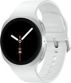 Samsung Galaxy Watch 8 (2025) 40mm LTE Smartwatch, Cushion Design, Fitness Tracker, Sleep Coaching, Running Coach, Energy Score, Heart Rate Tracking, Silver [US Version, 2 Yr Warranty]