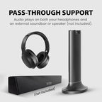 Avantree Opera Plus – Wireless Headphones for TV Watching with Clear Dialogue & Volume Boost for Seniors & Hard of Hearing (Mild–Moderate), Use with Soundbar, Charging Transmitter Base