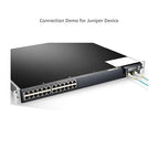 OPSTRAN 10GBASE-SR SFP+ Optical Transceiver Module Compatible with Juniper QFX-SFP-10GE-SR EX-SFP-10GE-SR SRX-SFP-10GE-SR 10Gbps 850nm 300m DDM Duplex LC MMF 4 Pack