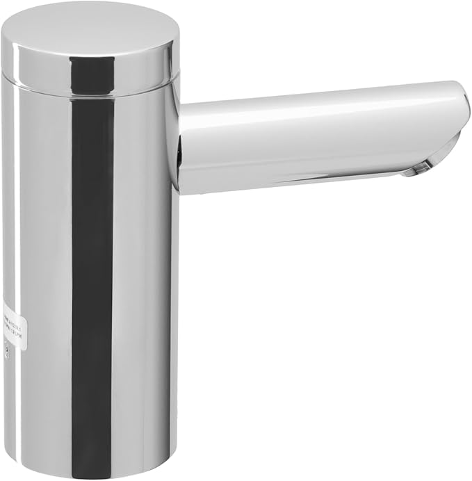 Sloan Optima EAF-200 Sensor Activated Touch-Free Faucet, Commercial Grade w/Mounting Hardware - 0.5 GPM Bluetooth Plug Adapter Hardwired Deck-Mounted Mid Body, Polished Chrome Finish, 3335050