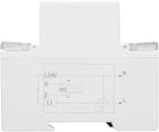 DDM75S Electric Meter, Single Phase 4P Din Rail Energy Meter LED Electricity Power Consumption Wattmeter Energy Meter 10 to 40A