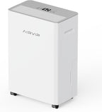 AIRVIP 34 Pints Dehumidifiers for Home with 6.56ft Drain Hose, 2441 Sq.Ft Quite & Energy Efficient Dehumidifier for Basement Bedroom Bathroom with Auto Shut Off,2.5 L Water Tank,Smart Humidity Control