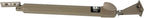 Touch 'n Hold Smooth Door Closer - Single Kit (Sandstone) - Standard-Duty Door Closer with Touch-Button Hold Open Feature & Smooth Closing Motion – for (Medium & Lightweight) Storm, Screen Doors.