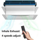 2012 Air Max 14" Vent RV Roof Vent Reversible Exhuast Fan, Ultra Low Sound RV Air Ventilation Ceiling Fan 12V Remote with Rain Sensor