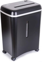 WOLVERINE 8-Sheet Super Micro Cut High Security Level P-5 Ultra Quiet Paper/Credit Card Home Office Shredder with 4.5 gallons Pullout Waste Bin SD9101 (Black)