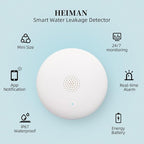 Heiman Water Leak Detectors 3 Packs for Home, Wi-Fi Smart Water Sensor Alarm, 75 dB Water Flooding Alerts and App Remote Notifications, Leak and Drip Detectors for Basement, Kitchen, Laundry, Bathroom