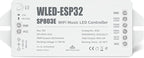 BTF-LIGHTING ESP32 WLED LED Strip Controller SP803E Built-in Mic DIY Dynamic Modes UART USB Type-C Download for WS2811,WS2812,SK6812,WS2814,WS2815 Addressable LED Strip/Matrix,PWM Dimming CCT RGB LED