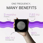 The Schumann Frequency Generator for Healing V1 Classic - 7.83 Hz Adjustable Schumann Resonance Generator Device for Sleep, Wellness & Yoga - USB-C Rechargeable & Portable Natural Therapy Machine