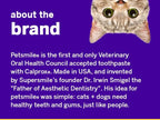 Petsmile Professional Pet Toothpaste for Cats & Dogs - Only VOHC Accepted Toothpaste - Clinically Proven to Control Plaque & Tartar Calprox Formula (Say Cheese, 4.2 Oz)