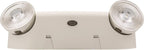 Lithonia Lighting Basics Low Profile Emergency Light, LED Emergency Lights for Business, Ceiling or Wall mount, White Thermoplastic, 120/277V Dual Voltage (EU2L M12)