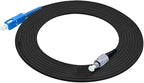 Jeirdus 10M SC to FC Outdoor Armored Simplex 9/125 SMFFiber Optic Cable Jumper Optical Patch Cord Singlemode 10Meters 33ft SC-FC