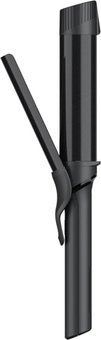 GLAMPALM Curling Iron 1 1/4" - Long Barrel Ceramic Hair Curler for Women, Korea's No.1 Salon Hot Tool, 5 Temps & 30s Heat-up, 3D Swivel Cord & Dual Voltage, Black (GP628)