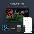 BroadLink RM4mini Smart Remote Hub with Sensor Cable -WiFi IR Blaster for TV Remote, Smart AC Controller, Works with Alexa/Google Home/IFTTT