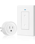 Remote Control Outlet, WILAWELS Wireless Light Switch, Removable Remote Light Switches, On Off Remote Outlet Switch for Lamps, Lights, Fan, Appliance, Expandable, 100ft RF Range, FCC Listed W05RC1106